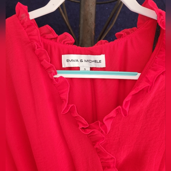 Emma & Michelle red summer dres - Picture 2 of 2